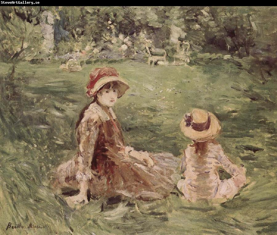 Berthe Morisot In the Moliketer-s garden